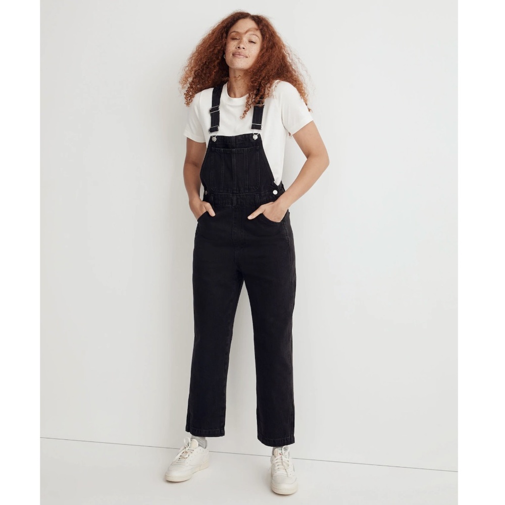 Madewell Women's Black Denim Overalls